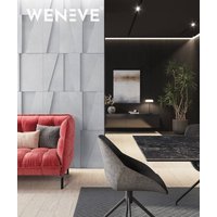 60x60 cm VT - PB10 (S50 Mglista szarość) MOZAIKA - panel dekor 3D beton architektoniczny A