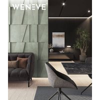 60x60 cm VT - PB10 (CL09 Pastelowa szałwia) MOZAIKA - panel dekor 3D beton architektoniczny A