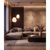 60x60 cm DS - (cappuccino) - płyta beton architektoniczny ultralekka
