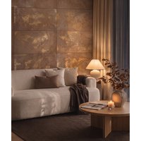 100x50 cm DS - (cappuccino, złote kruszywo) - płyta beton architektoniczny ultralekka