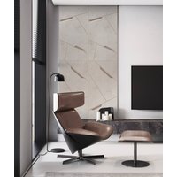 120x60 cm VT - PB18 (CL04 Kaszmirowy beż) SPACE - panel dekor 3D beton architektoniczny