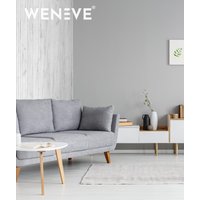 280x11,7 cm LT Lamel ryflowany (dąb biały rustic) - Panel ścienny i sufitowy 3D