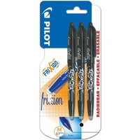 PILOT FriXion Black Erasable Rollerball Pens 3 Pack