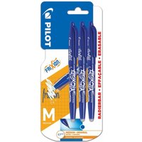 PILOT FriXion Blue Erasable Rollerball Pens 3 Pack