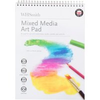 WHSmith A4 Mixed Media Pad 30 Sheets