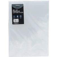 WHSmith A4 Premium Letter Files 20 Pack