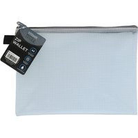 WHSmith Clear A5 Zip Wallet