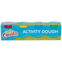 WHSmith Let's Create Activity Dough 4 Pack