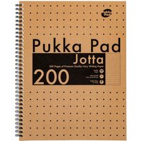 Pukka Pad Kraft A4 Ruled Jotta Notebook 200 Pages
