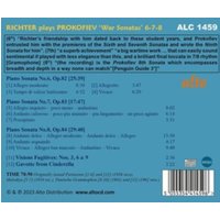 Sviatoslav Richter Plays Prokofiev: 'War Sonatas' Nos. 6-7-8/Visions Fugitives/Gavotte