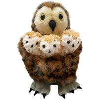 Tawny Owl (with 3 Babies) Soft Toy