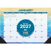 Beaches 2027 17" x 12" Monthly Deskpad