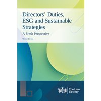 Directors' Duties, ESG and Sustainable Strategies : A Fresh Perspective