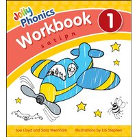 Jolly Phonics Workbook 1 : in Precursive Letters (British English edition)