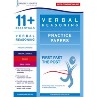 11+ Essentials Verbal Reasoning Practice Papers Book 1