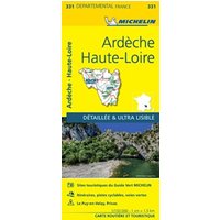 Ardeche, Haute-Loire - Michelin Local Map 331