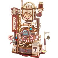 Robotime Schokoladenfabrik Chocolate Factory Murmelbahn LGA02 3D Holz Puzzle DIY Set
