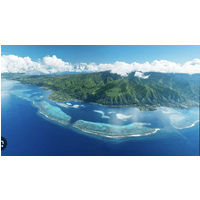 Vol autour de Tahiti (Grande ile + presqu'ile) - Gift card