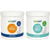 2-er SET: WC-Reiniger Super Mint 1KG & WC-Reiniger Super Orange