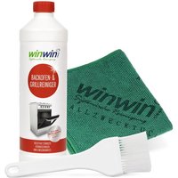 SET: Backofen- & Grillreiniger 1000ml + Pinsel + Allzwecktuch