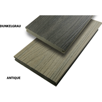 Woodstore24 12% Rabatt auf 20x143 mm BiColour WPCDielen in Dunkelgrau