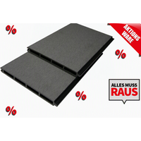 Woodstore24 20% Rabatt auf XXL WPC Zaunmodul in Grau Abverkauf