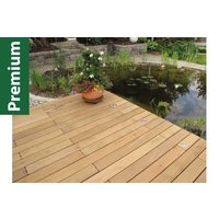 Woodstore24 14% Rabatt auf Eiche Terrassendiele vorgeölt 23 mm x 100 mm 15 m