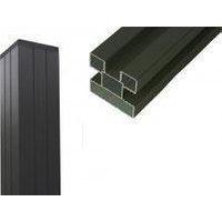 Woodstore24 16% Rabatt auf WPCZaunpfosten aus Aluminium anthrazit 68x68x1950 mm