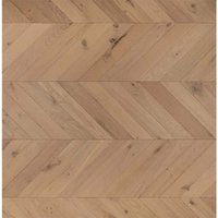 Chêne parquet, Chevron, invisible, verni finition 14 x 90 x 510 mm, tri naturel (1,836 m² / paquet)