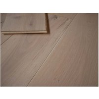Parquet chêne à l'ancienne, verni blanc 14 x 190 x 1900 mm, tri naturel (2,888 m² / paquet)
