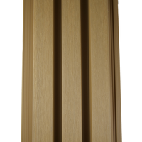 Revêtement de façade en WPC coextrudé, 33 mm (S) x 140 mm (L / largeur de couverture) x 290 cm (longueur), CEDAR, surface : brossé mat (série WE30)