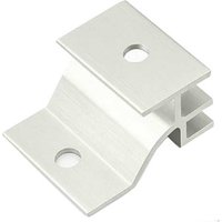 Clip métallique pour bardage WPC Coex série Classic, 100 clips + 115 vis