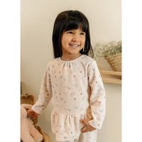 Baby pyjama, bedrukt velours