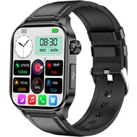 ET580 smart watch AMOLED non-invasive blood sugar, uric acid and blood lipid measurement HD screen Bluetooth call watch