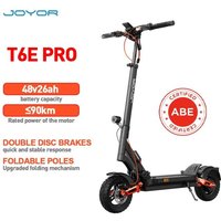 JOYOR T6E PRO (ABE) Adult Electric Scooter 48V26AH Front and Rear Turn Signals Scooter 10" Tire German Road Permission E-Scooter