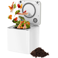 BEECO HQD-314Pro Electric Waste Kitchen Composter, 3.3L Big Capacity, Built-in UVC Light, Auto Home Compost Machine Odorless, Turn Food Waste to