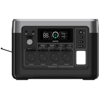OUKITEL P1000E Plus Portable Power Station 1800W Output Power 1024Wh LiFePO4 Family Outdoor Camping Backup Power Mobile Power