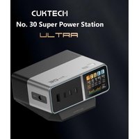 CUKTECH 30 Ultra Power Station Desktop Charger for Computers, Mobile Phones, and Laptops - Multi-functional Base with Gallium Nitride Fast Charging and Multi-port PD Plug