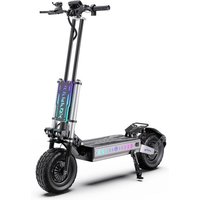 APEFOX T90 Electric Scooter 60V 31.2AH Battery Dual 2100W Motors 25KM/H Top Speed 13 Inch Off Road Tires 100KM Range Folding E-Scooter-Black Grey