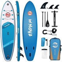 InnoExpo Inflatable Stand Up Paddle Boards 335*86*15 CM with Premium Accessories, Wide Stable SUP Paddle Board Design, Non-Slip Comfort Deck for Youth & Adults W020/W021/W022/W023