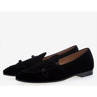 Enjoy a 43% discount on Milanoo black suede loafers for mens weddings and evening events