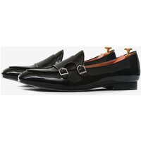 Milanoo 47% Off Mens Black Monk Strap Loafers for Parties and Weddings