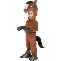 Milanoo Get 46% Off Kids Coffee Brown Animal Horse Costume Made from Polyester