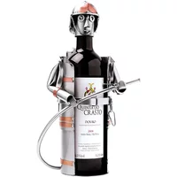 1aGeschenkeshop 43% Rabatt auf Weinflaschenhalter im FeuerwehrmannDesign