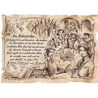 Zunftbild Dolmetscher auf Antikpapier im A4-Format