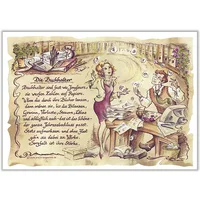 Zunftbild Buchhalter auf Antikpapier im A4-Format