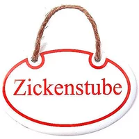 1aGeschenkeshop TopAngebot im Geschenkeshop 44% Rabatt auf Emailleschild Zickenstube