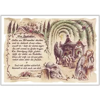 Zunftbild Bestatter auf Antikpapier im A4-Format