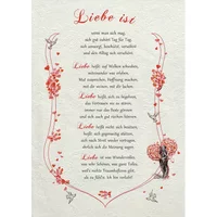 Urkunde Liebe ist – modern