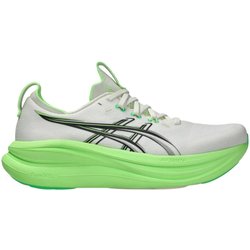 Asics Gel-Nimbus 28 Shoes White Green SS26, Size 43,5 - Eur